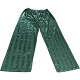 Women’s Green Striped Nightwear Trousers Size XL