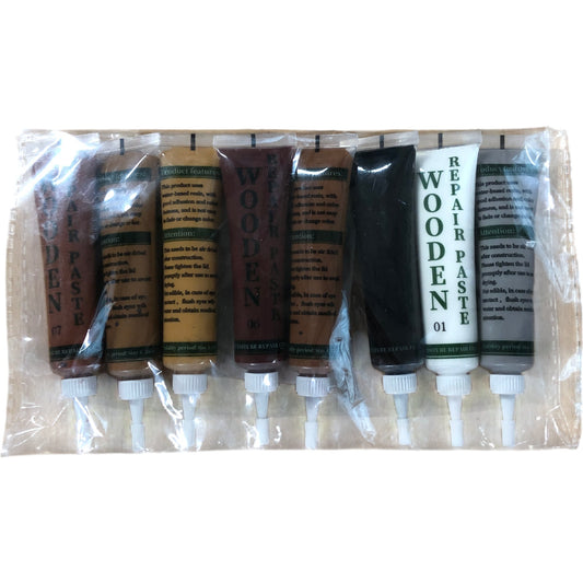 8 Colour Wooden Repair Paste Set Furniture Restoration Kit Wood Stains