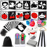 Perbabe Baby Sensory Toys Gift Set For Infants Ages 0-12 Months Educational Toys