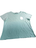 Branded Women's T-Shirt Size 16 Mint Green Cotton Casual Top