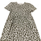Short Sleeve Midi Dress Women's Patterned Cotton Modal UK12