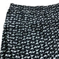 River Island UK8 Women's Trousers Black and White Geometric Print