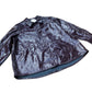 Shirt Women's Long Sleeve Burgundy Shiny Top UK16