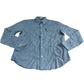 Ben Sherman Organic Cotton Shirt Medium Men's Airforce Blue Button-Up