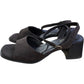 Comfort Brown Suede Heeled Sandals Size 8
