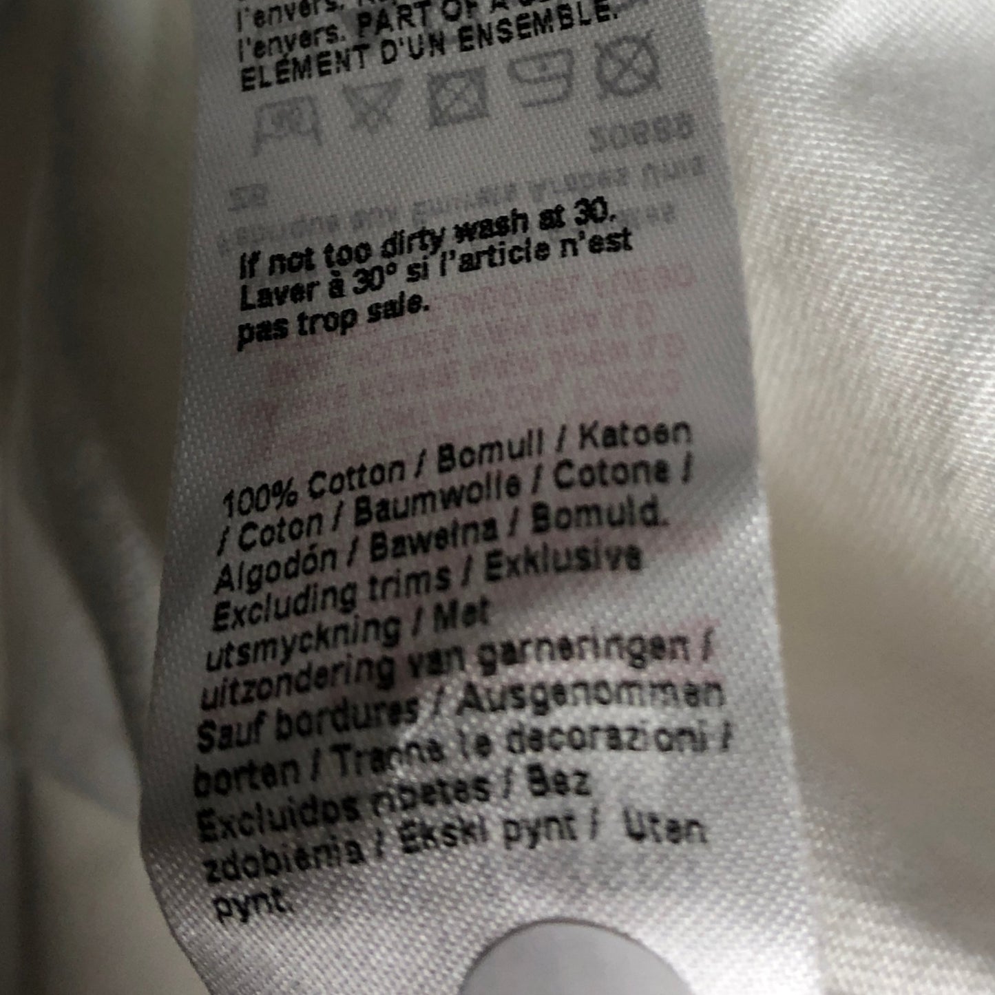 River Island Summer Nights T Shirt Kids 5-6 Years White Pink Casual Top