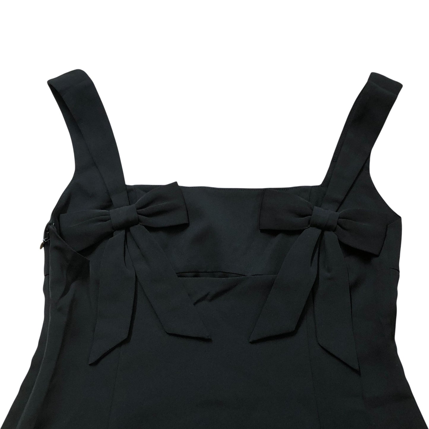 Sunday Best Aritzia Dollop Dress UK 8 Women's Black Summer Dress with Bow Straps