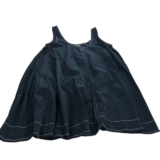 River Island Women's Swing Mini Black Dress Size 6