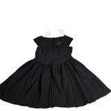 River Island Black Cap Sleeve Dress Women's Flared Party Dress