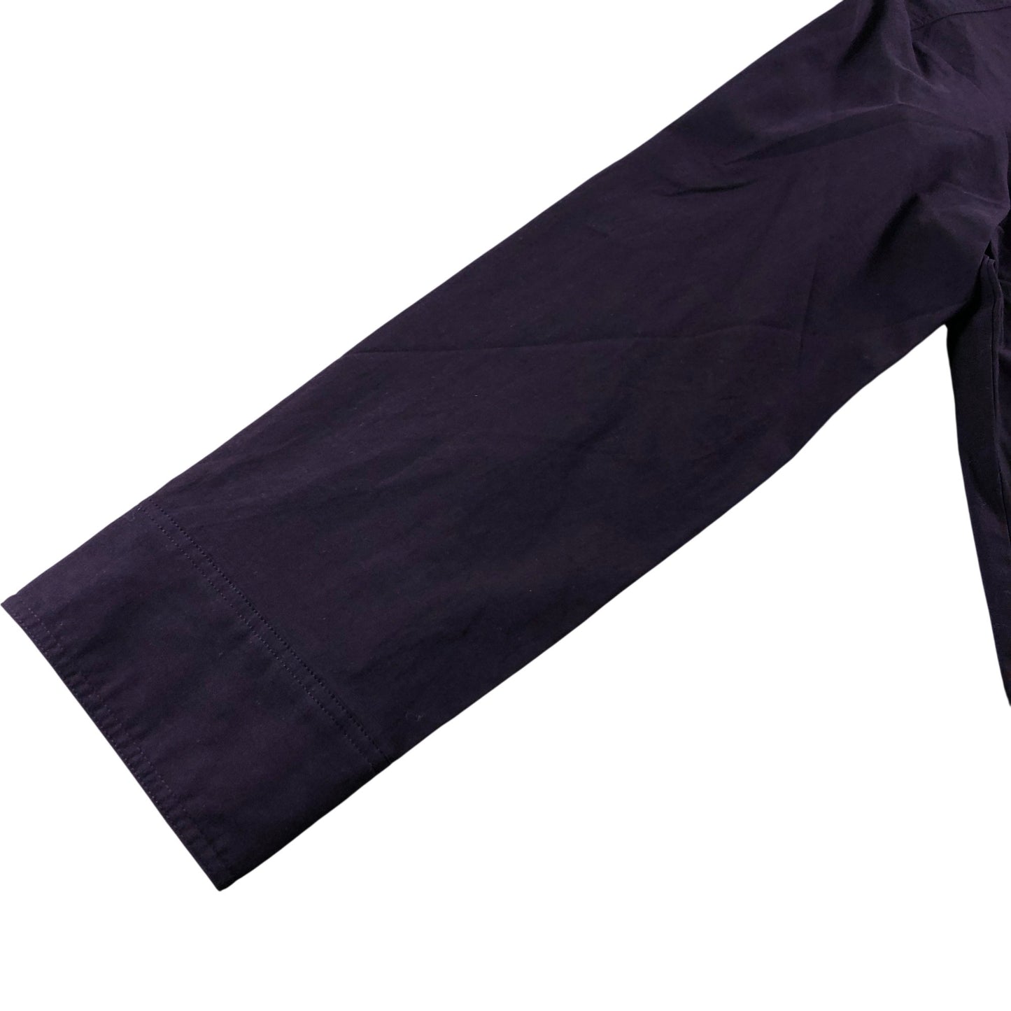 Branded Burgundy Oversized Tailored Shirt - Size 10