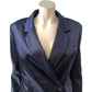 River Island Blazer UK18 Women's Navy Long Sleeve Smart Jacket