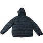 Boys Black Hooded Puffer Jacket Cold Weather 3-4 Years