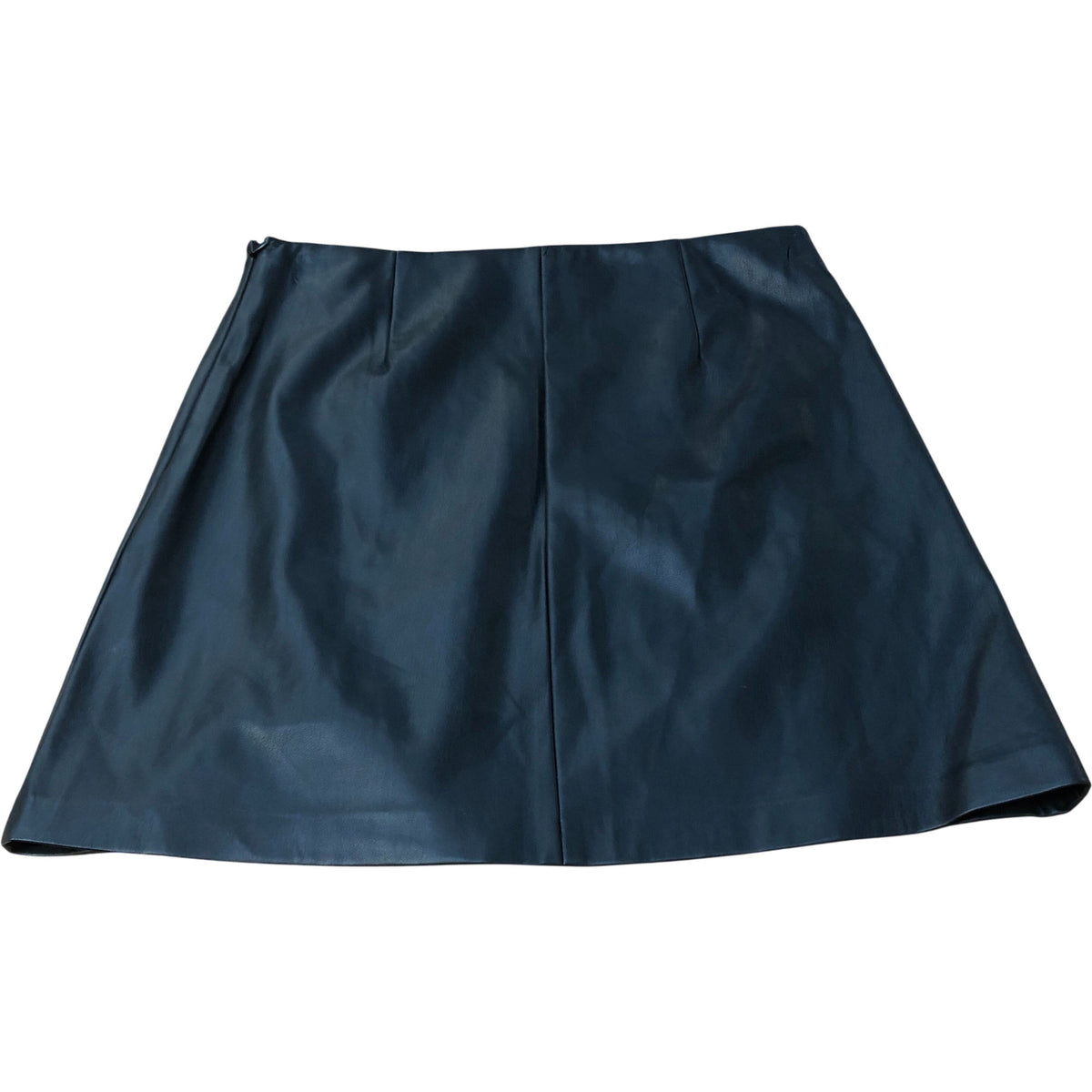 River Island Black A-Line Skirt UK12 Women's Perfect Party Wear With Silver Trim