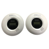 Smoke And CO Alarm Battery Powered LCD Display Easy Installation 85dB Alarm