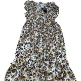 Baukjen Vero Ruffle Dress UK16 Women's Leopard Print Lightweight Summer