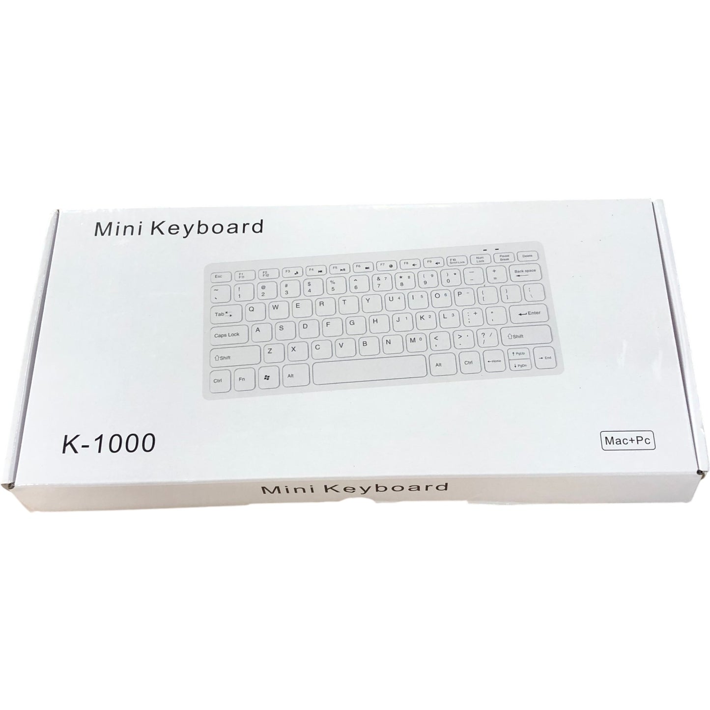 Mini Keyboard K-1000 Wired USB Compact Chocolate Design for Mac and PC