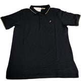 Onfire Polo Shirt Mens Short Sleeve Navy 100 Cotton Regular Fit Large
