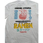 River Island Ramen T-Shirt Men's Size M White Japan Graphic Short Sleeve