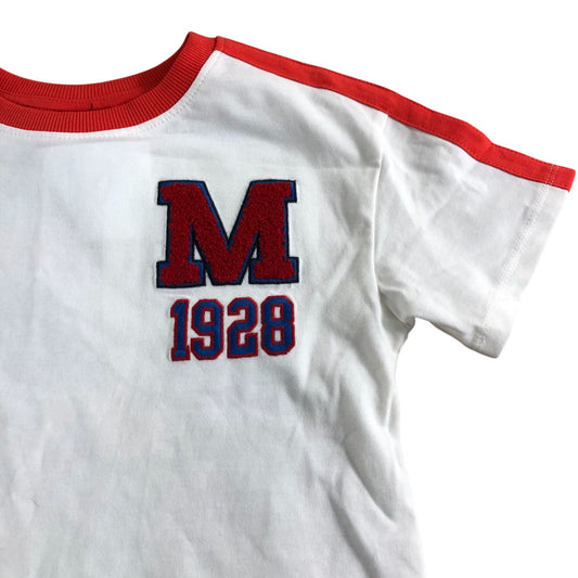Mickey Mouse T-Shirt 3-4 Years Kids White Ready For Action