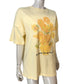 Apoh London Sunflowers T-Shirt UK10 Women's Cotton Relaxed Fit Yellow Top