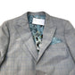 River Island Studios Light Grey Checked Blazer UK40R Men's Casual Smart Jacket