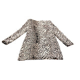 River Island UK8 Women's Leopard Print Bodycon Dress Long Sleeve Casual Chic