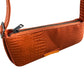 Croc Effect Orange Shoulder Bag Women's Fashion Stylish Handbag
