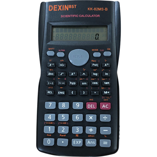 DEXINBST Scientific Calculator 240 Functions Easy Menu Battery KK-82MS-B