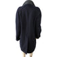 Barbour Men's Wool Overcoat Size M Navy Stylish Warm Button Front
