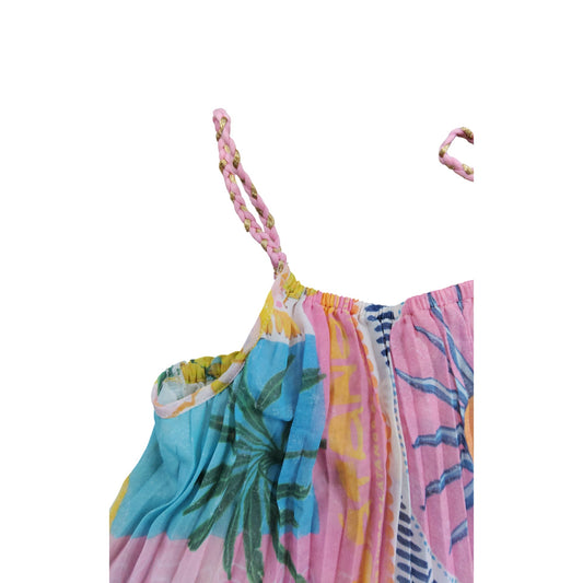 River Island Girls 11 Years Multi Colour Printed Sundress Holiday Dress