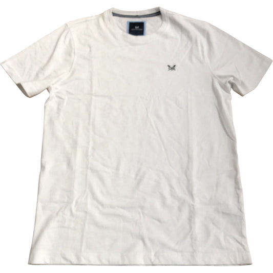 Crew Clothing Company White Casual T-Shirt Size M