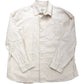 River Island Studios Shirt Size L Men's Long Sleeve Casual Cream Cotton Top