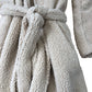 The White Company Beige Robe Size 12 Soft Plush Fabric Cosy Warm Loungewear