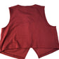 River Island Red Sleeveless Buttoned Vest Top Women's Large