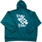 Board Angels The Breakfast Club Coffee Cake Teal Hoodie Size 16