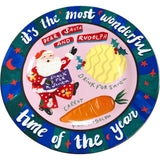 Fabulously Festive Santa’s Treats Plate by Eleanor Bowmer