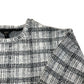 River Island Long Sleeve Checked Sweater Black & White
