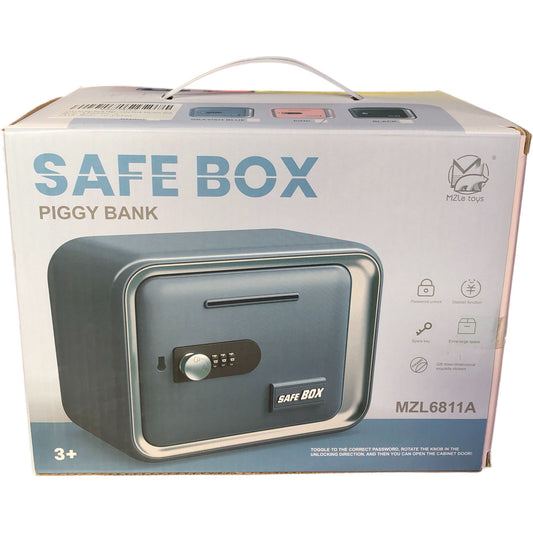 Safe Box Piggy Bank Password Unlock Pink