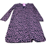 Long Sleeve Dress UK10 Women's Floral Print Cotton Comfortable