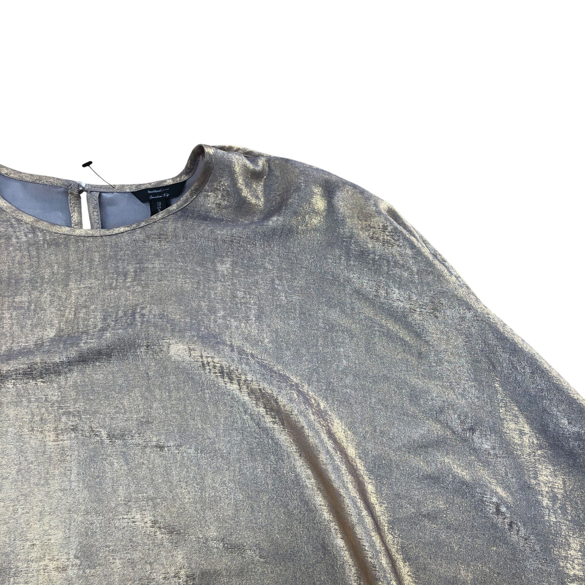 River Island Metallic Batwing Top Size 12