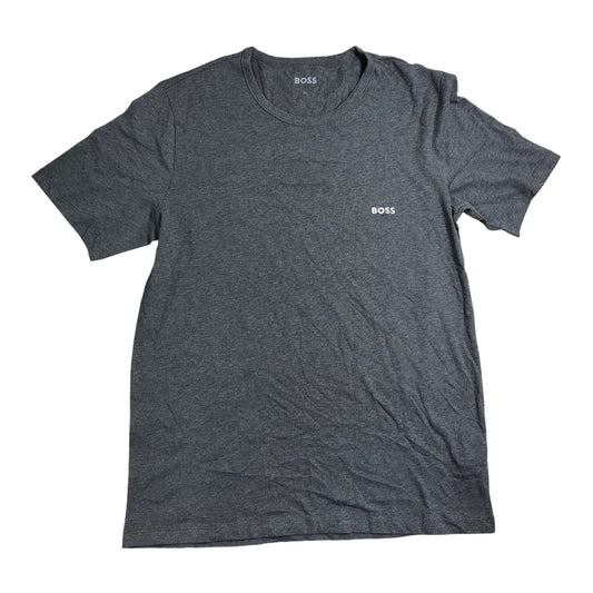 Hugo Boss Grey T-Shirt XL Men's Casual Cotton Short Sleeve Tee Shirt