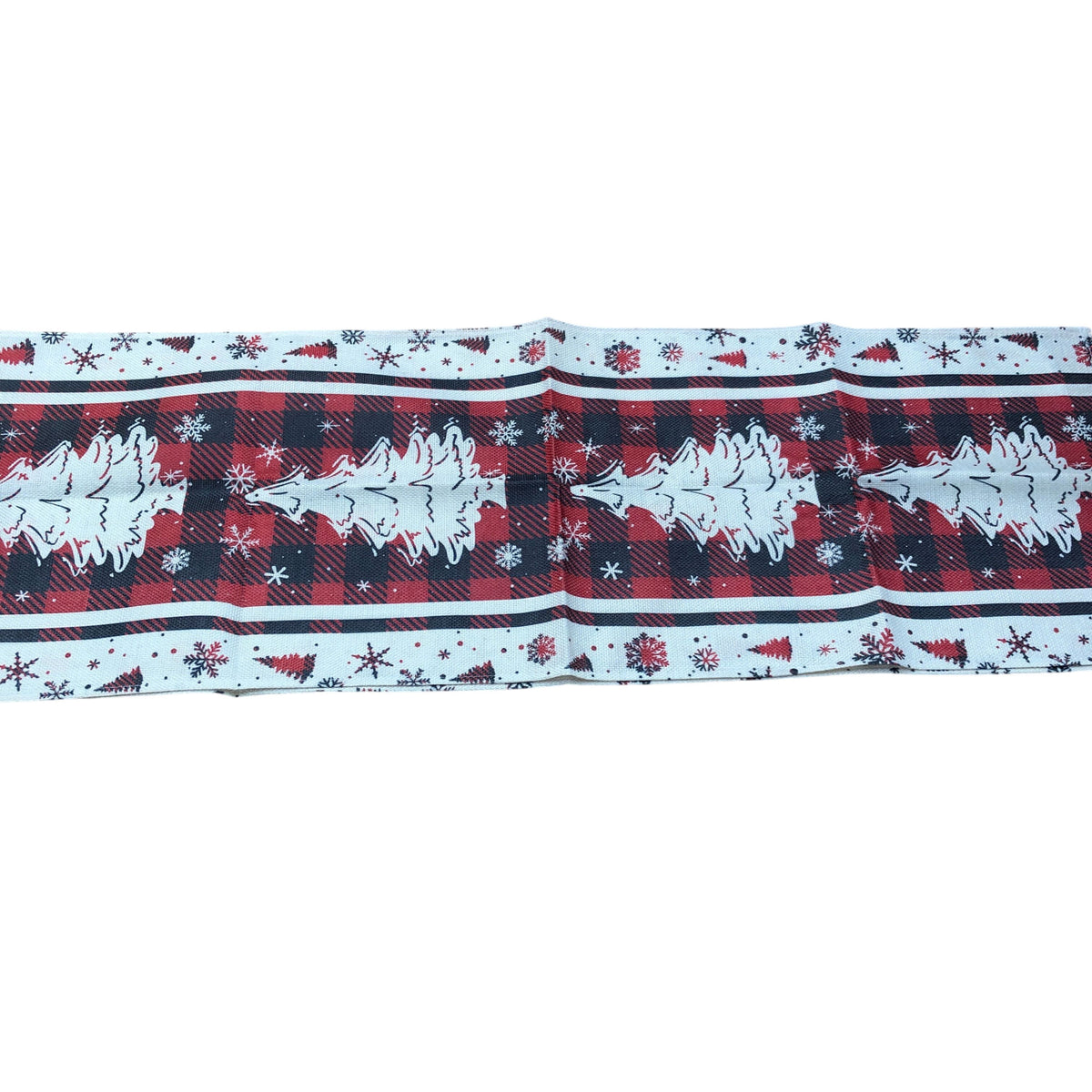 Buffalo Plaid Christmas Table Runner 72 Inch