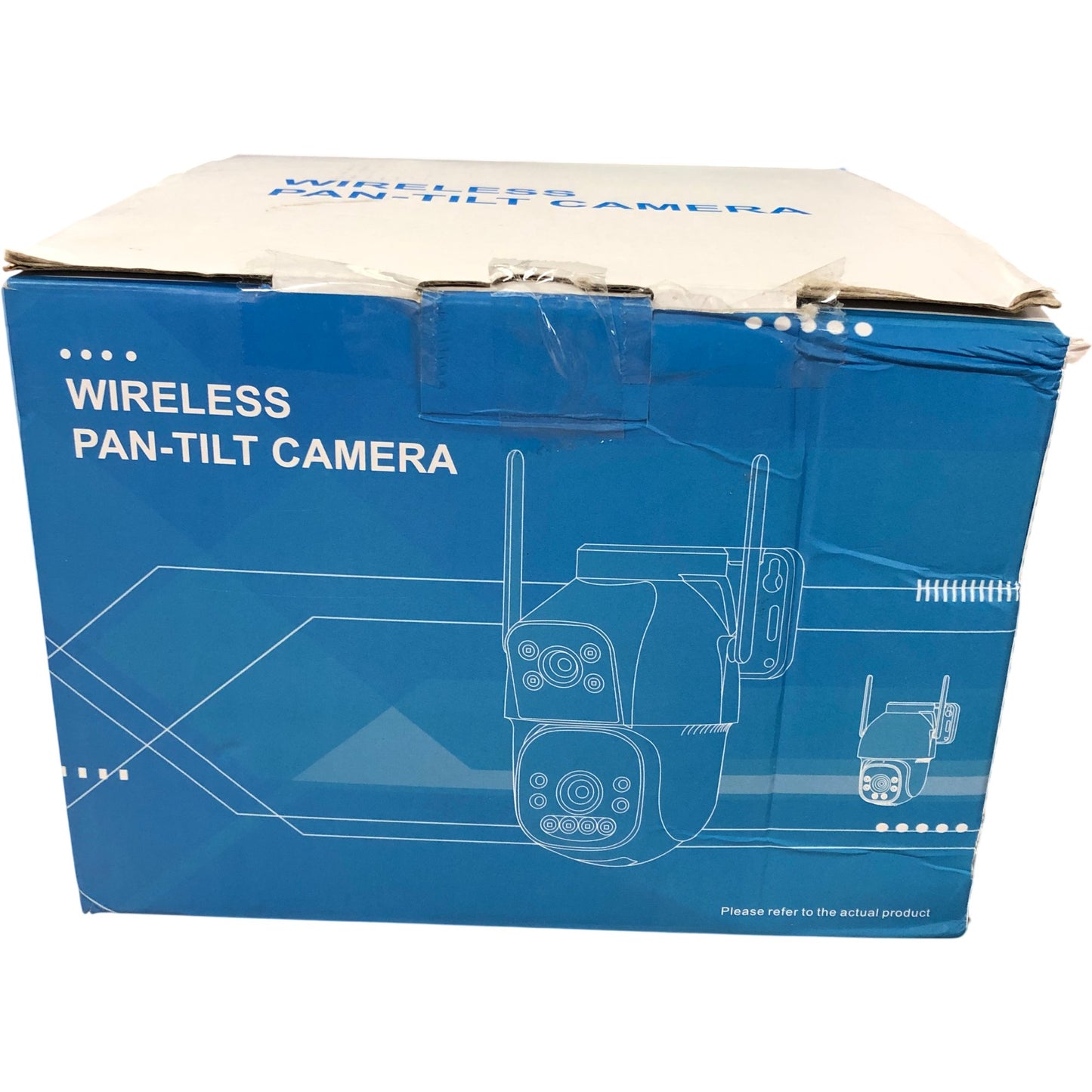 Dual Lens Wireless Pan Tilt Security Camera IP66 Weatherproof Full HD