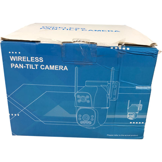 Dual Lens Wireless Pan Tilt Security Camera IP66 Weatherproof Full HD
