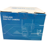 Dual Lens Wireless Pan Tilt Security Camera IP66 Weatherproof Full HD