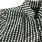 Branded Khaki Spotted Cropped Blouse Size 8-10