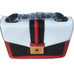 Scarleton Handbag With Scarf Detail Women's Stylish Colour Block Design