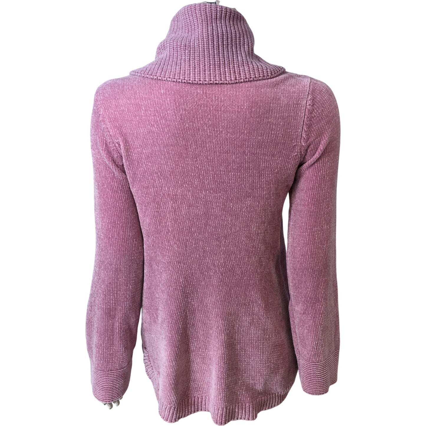 Soft Surroundings Cowl Neck Sweater Size S Women's Pullover Warm Pink Polyester
