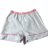 River Island Girl's Cotton Striped Shorts Pink Trim Comfortable Fit 13-14 Years
