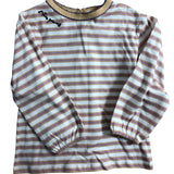 River Island Future Princess T-Shirt UK4-5 Years Girls Striped Cotton Top